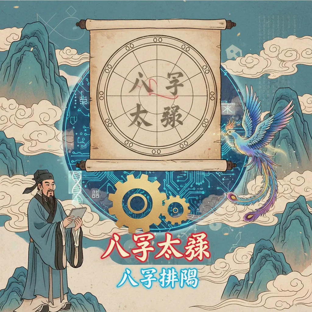 八字排盘 - 八字太弱