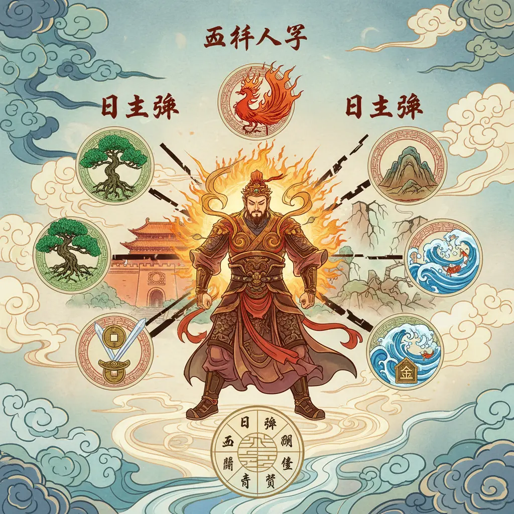 五行八字 - 日主強弱