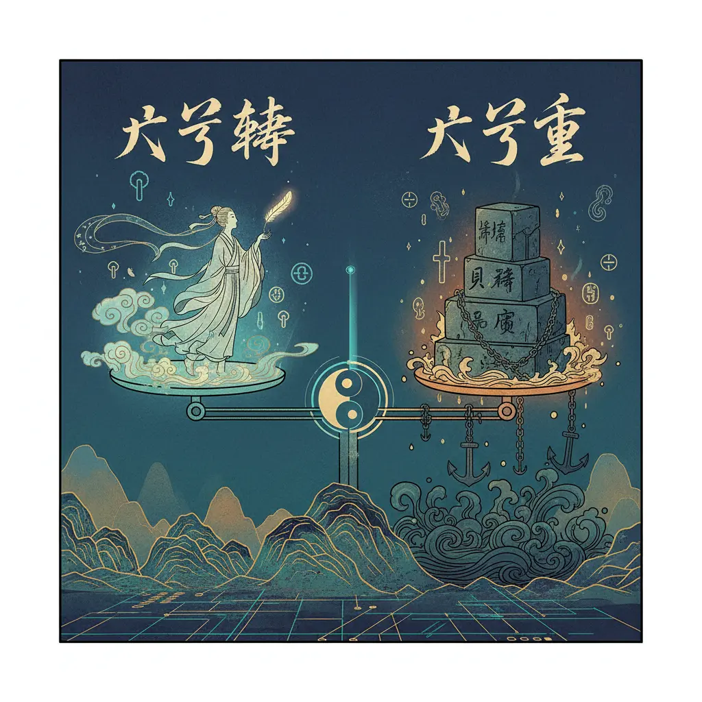 八字重量 - 八字輕