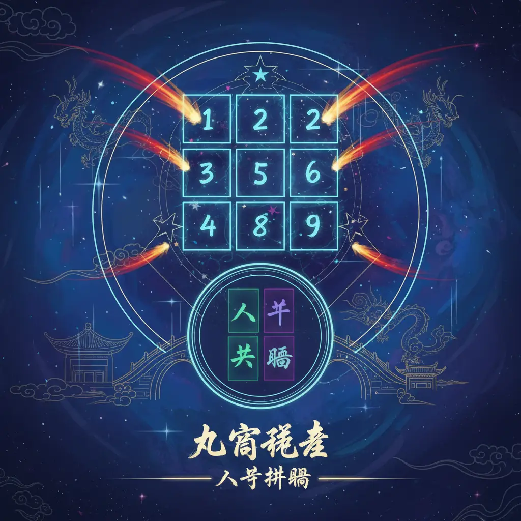 八字排盤 - 九宮飛星