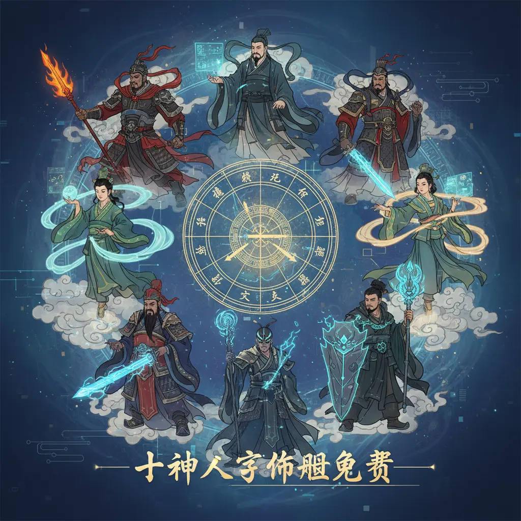 八字命盤免費 - 十神