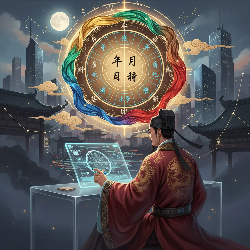 算八字 - 八字命盤