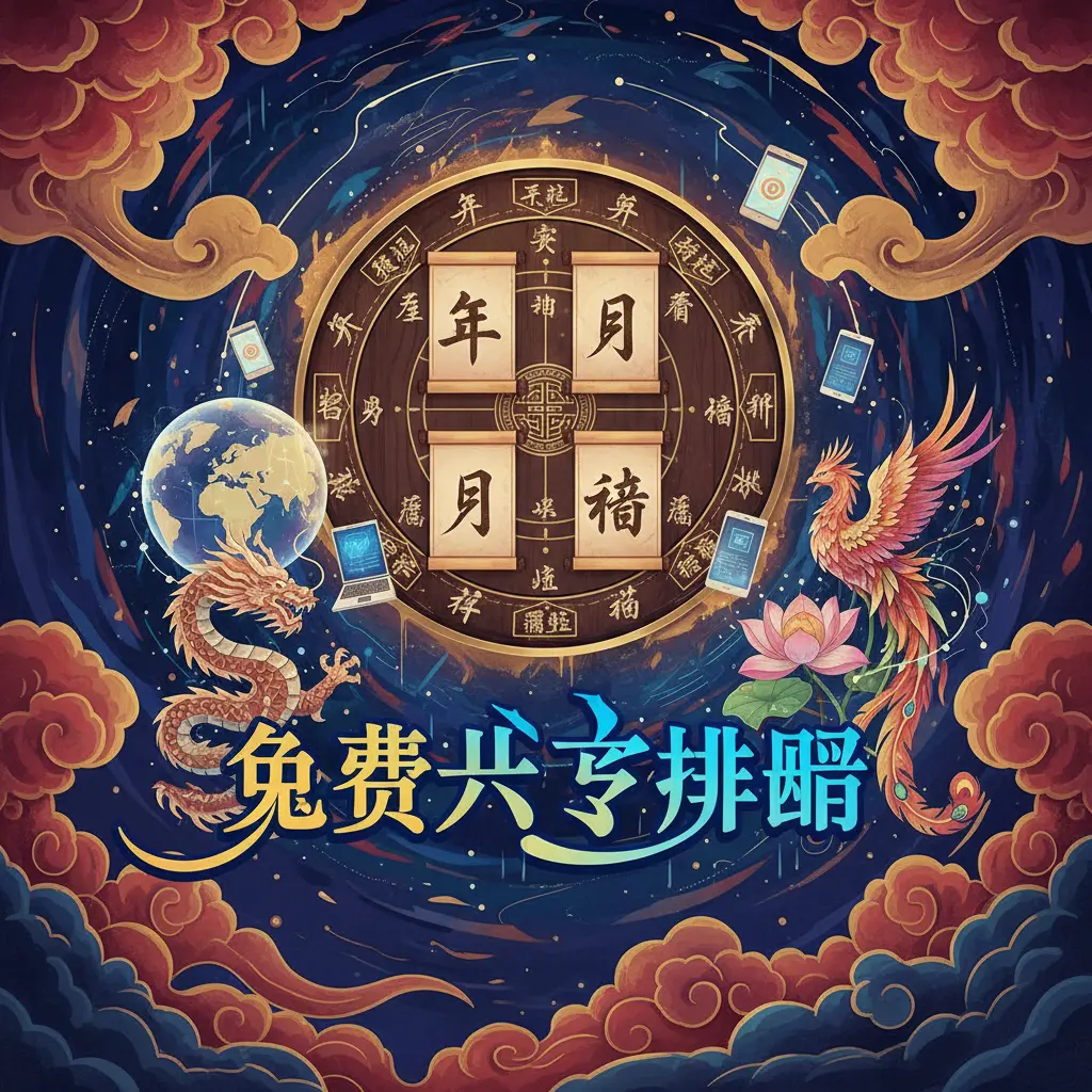 免費八字排盤 - 八字命盤