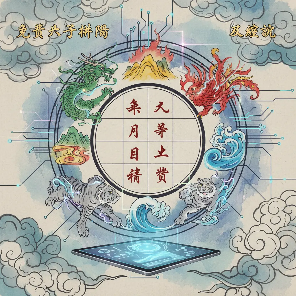 免費八字排盤及解說 - 八字命盤