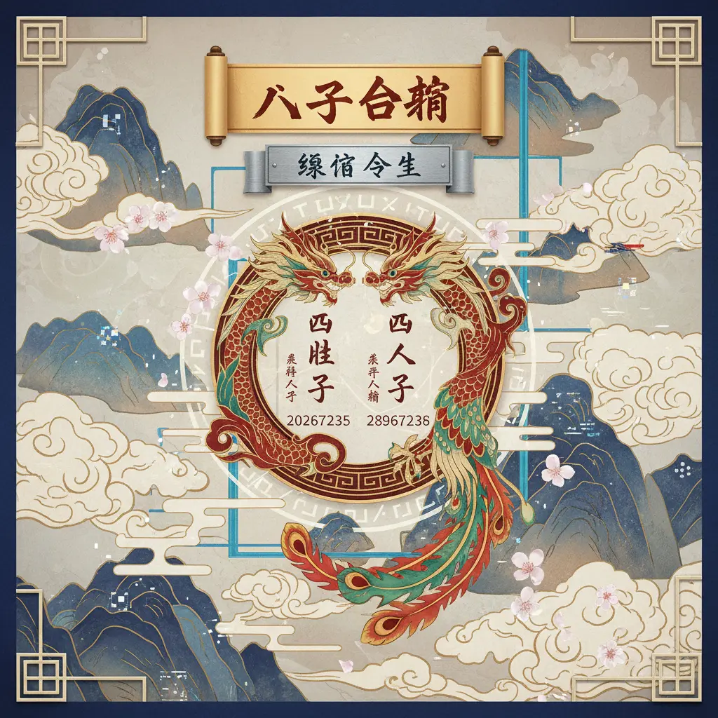 八字合婚 - 四柱八字