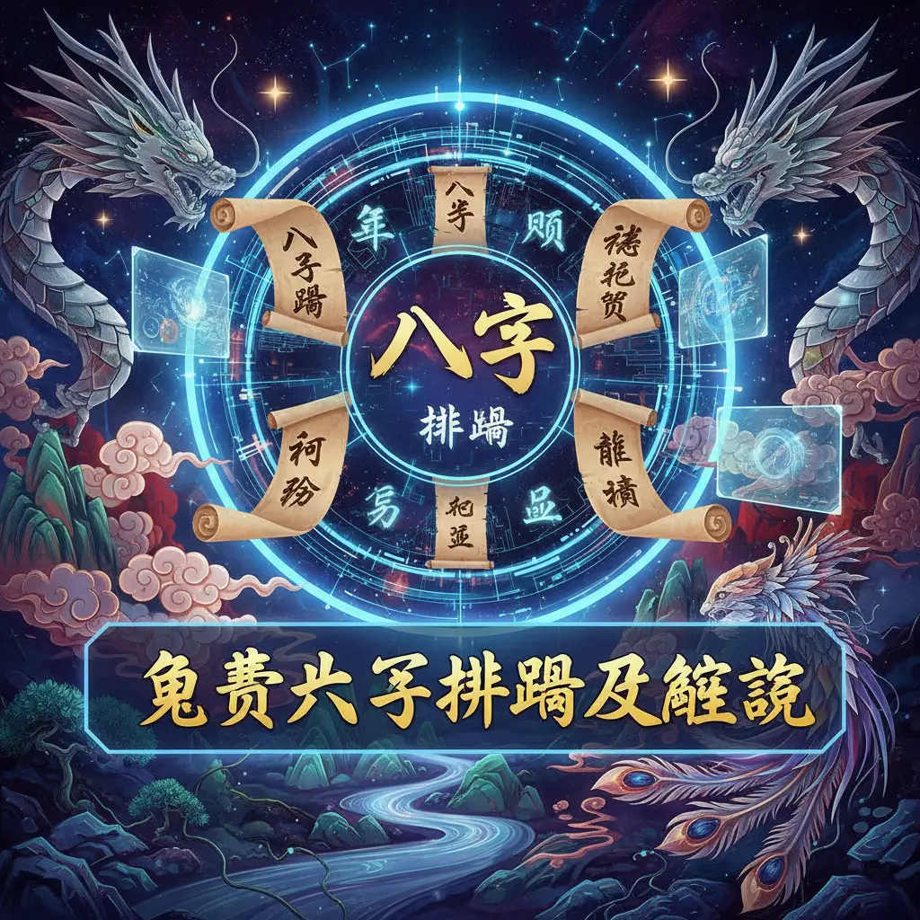 免費八字排盤及解說 - 八字排盤