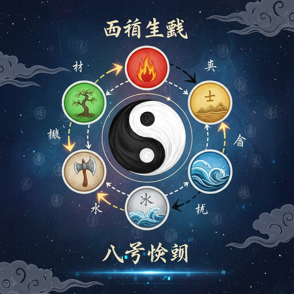 八字查詢 - 五行生剋