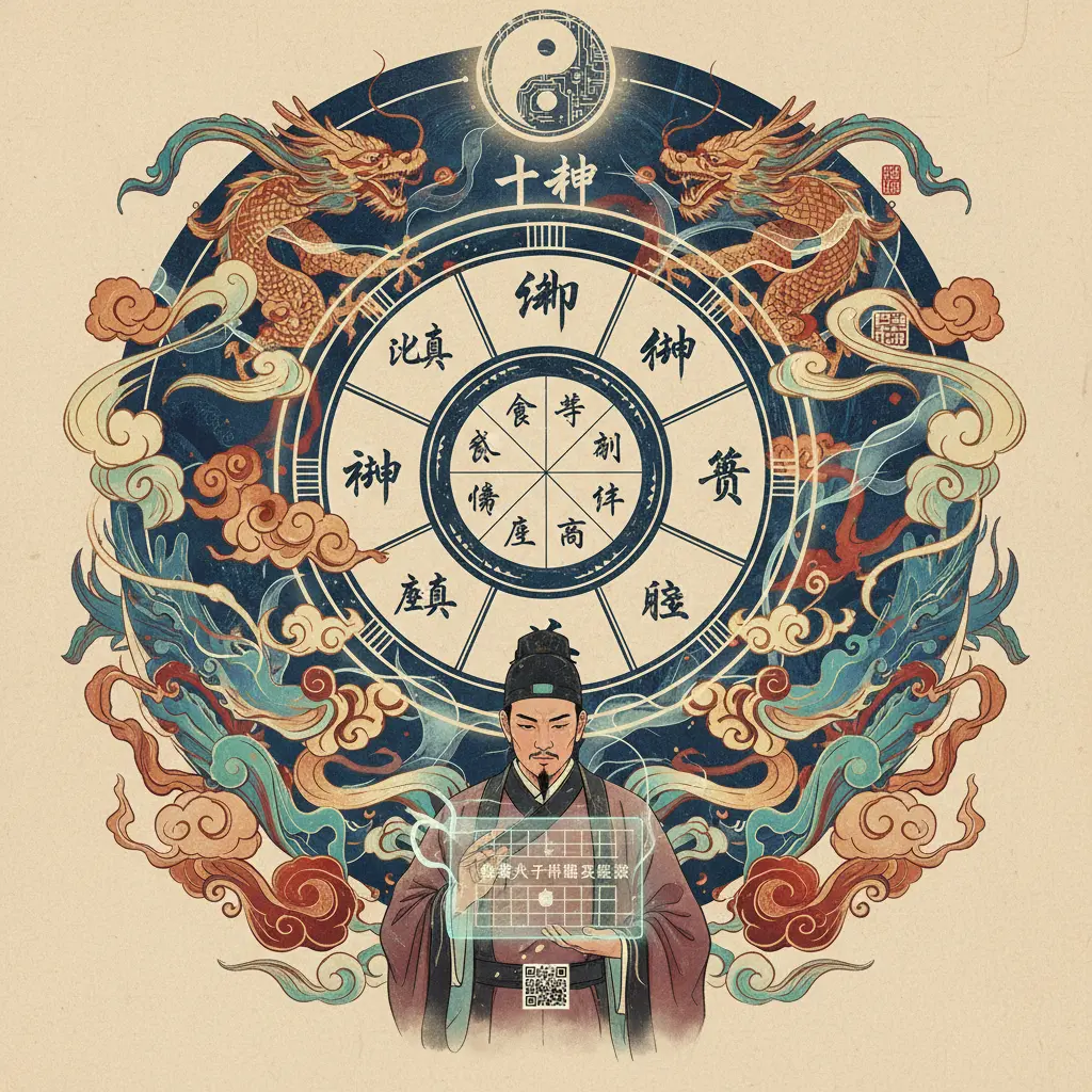 免費八字排盤及解說 - 十神