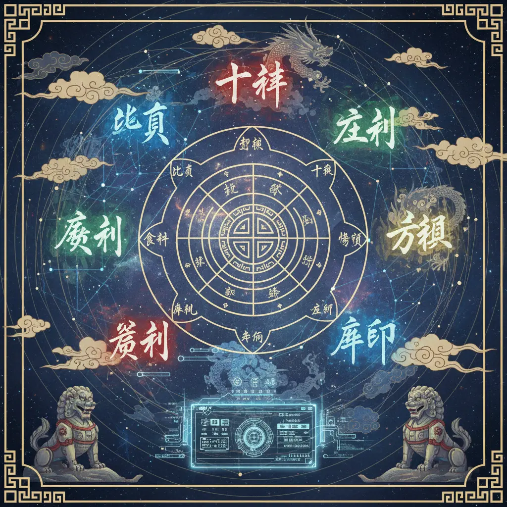 八字排盘 - 十神
