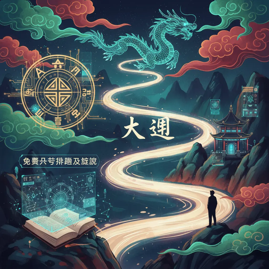 免費八字排盤及解說 - 大運