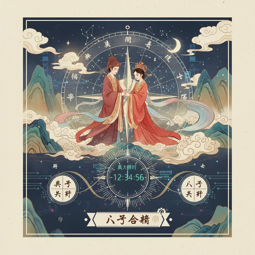 八字合婚 - 真太陽時